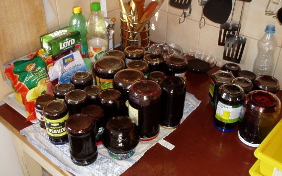 Zavařené borůvkové kompoty