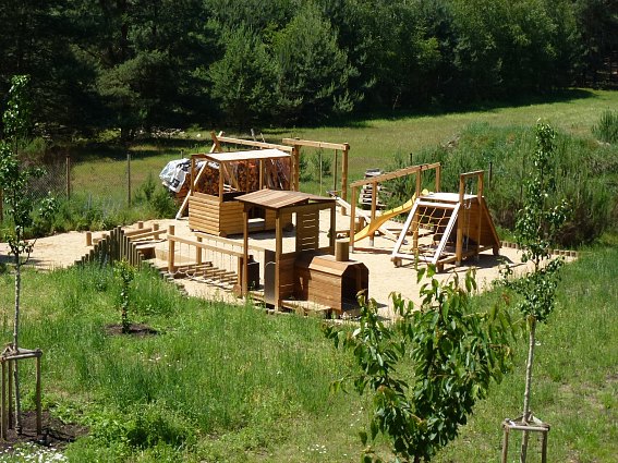 Hřiště u penzionu