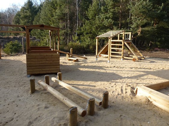 Hřiště u penzionu