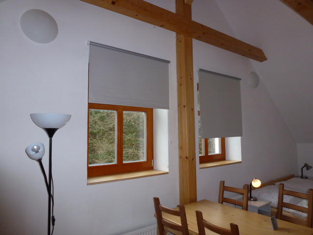 Pokoj Horusický s novými roletami