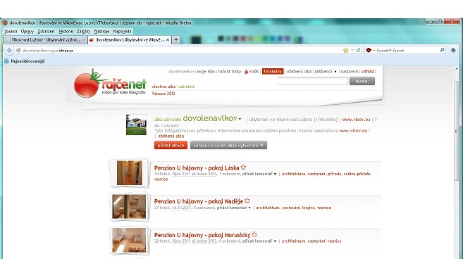 Fotogalerie na rajče.net