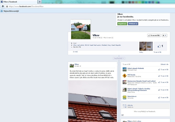 Drbárna se přesouvá na Facebooku